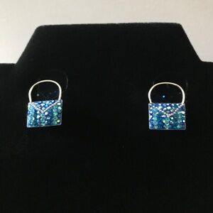 Sterling silver Purse earrings